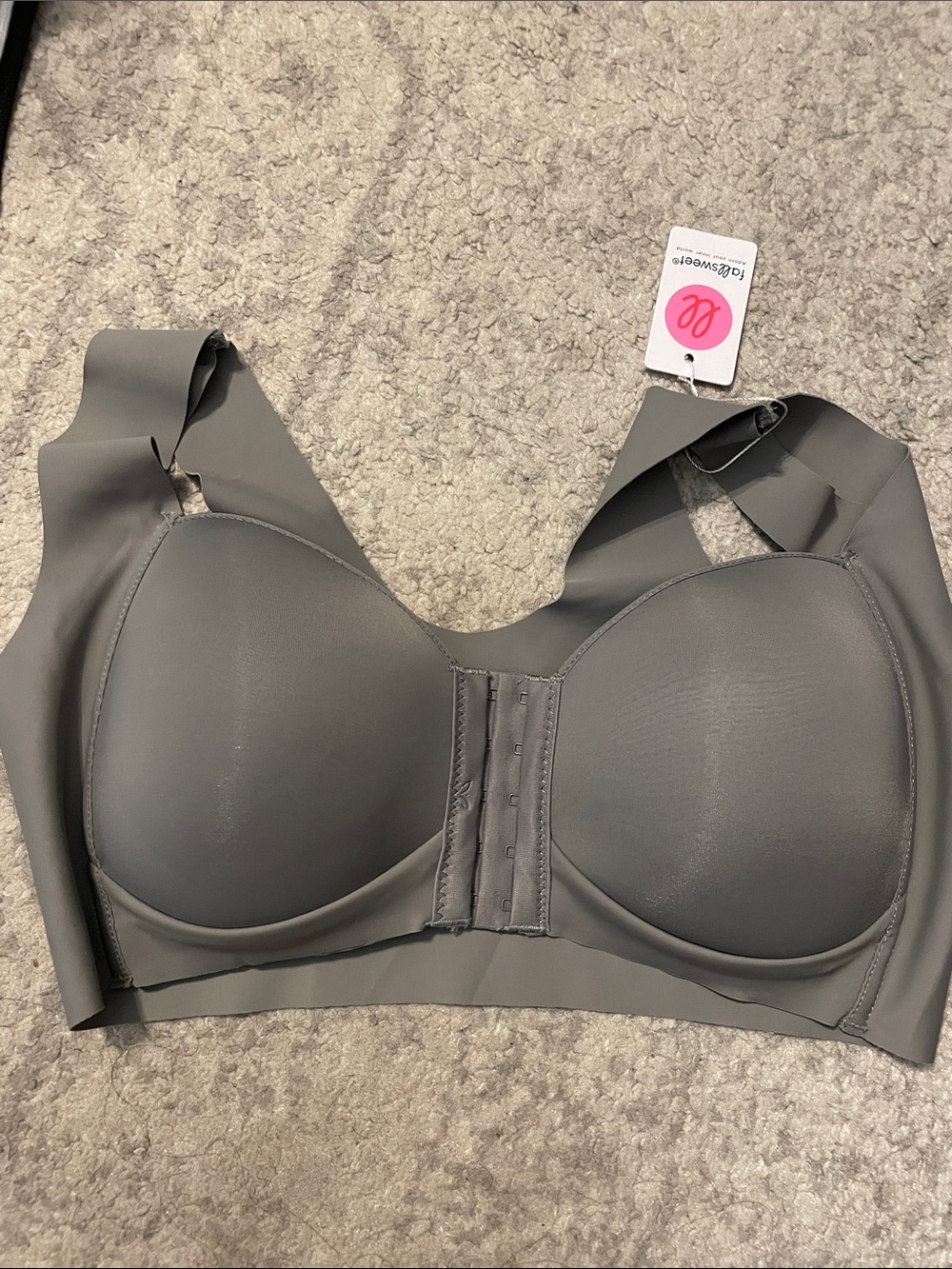 Wacoal Gray Seamless Padded Wireless Bra
